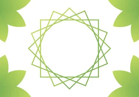 Leaf background on white background Stock Illustration