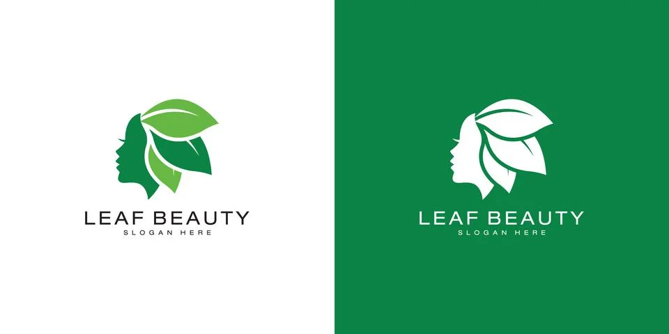 Leaf beauty logo vector design template Stock Illustration