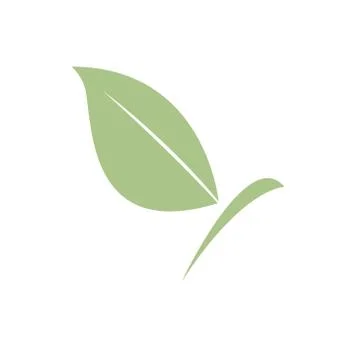 Leaf bird icon Illustrazione stock