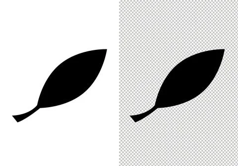 Leaf Black Stock Illustration