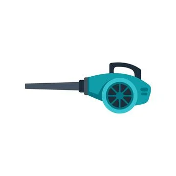 Leaf blower electric tool for garden grounds maintenance Ilustração Stock