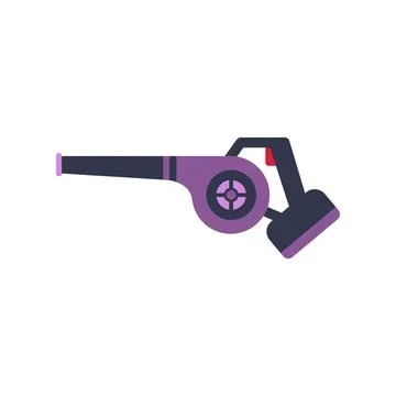 Leaf blower flat icon vector illustration design Stock Illustration