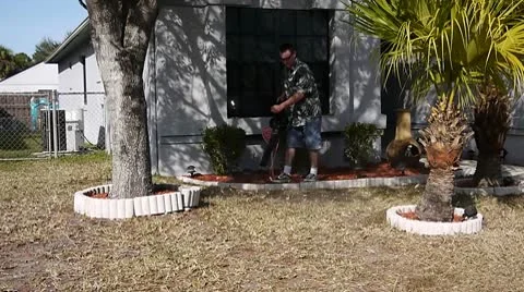 Leaf Blower Stock Footage 10724166