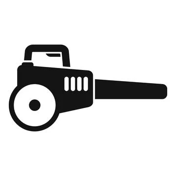 Leaf blower garden equipment cleaning yard work icon Stock Illustration