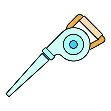 Leaf blower garden tool for outdoor cleaning equipment Ilustração Stock