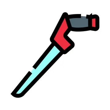 Leaf blower garden tool for yard maintenance work Stock Illustration