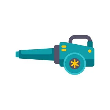 Leaf blower garden tool for yard work maintenance Stock Illustration