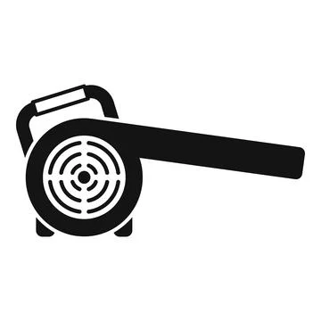 Leaf blower icon representing garden maintenance tool Ilustração Stock