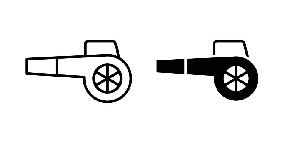 Leaf blower icon vector design. EPS10 Stock Illustration