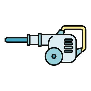 Leaf blower machine illustration for yard work Stock Illustration