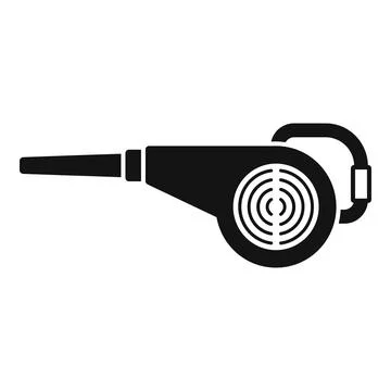 Leaf blower tool for garden maintenance work Stock Illustration