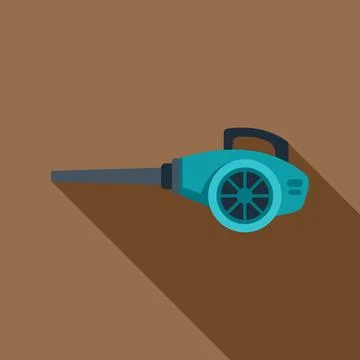 Leaf blower tool for garden maintenance work Stock Illustration