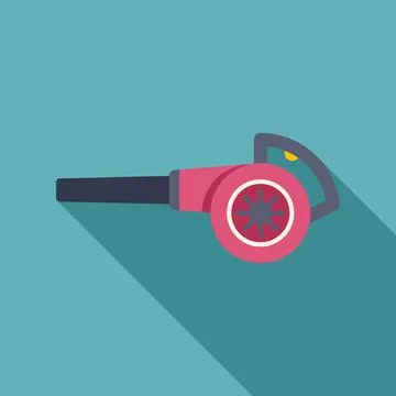 Leaf blower tool for garden yard cleaning work Stock Illustration