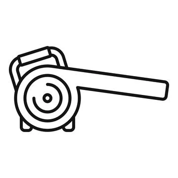 Leaf blower tool for garden yard work icon Ilustração Stock
