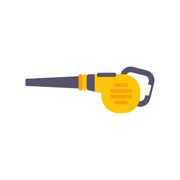 Leaf blower tool for garden yard work cleanup Stock Illustration