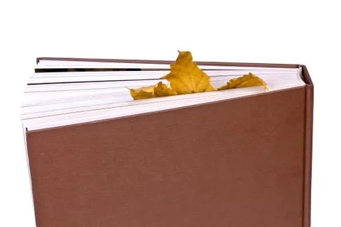 Leaf bookmark Stock Photos