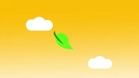 Leaf in the Breeze Stock Footage 335626988