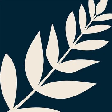 Leaf close-ups on a light background tropical Stock Illustration