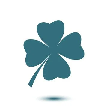Leaf clover sign. Stock Illustration
