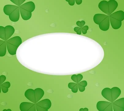 Leaf clover in st.patricks day .vector is eps 10 스톡 일러스트