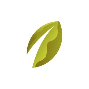 Leaf colorful vector design template illustration Stock Illustration