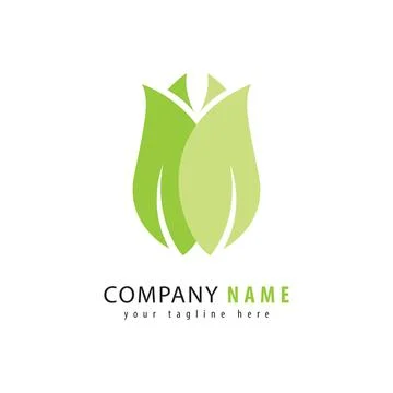 Leaf creative design logo Stock Illustration