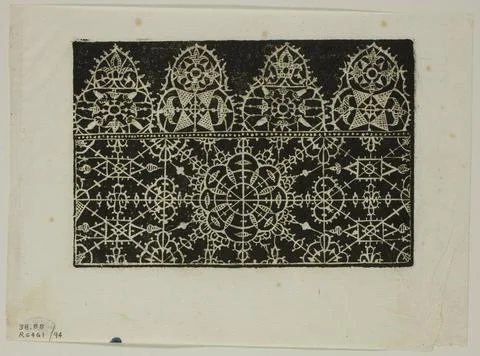 Leaf from Crown of Noble and Virtuous Women 1591 Italy. The Venetian print... Foto stock