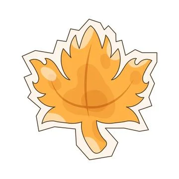Leaf cutout Stock Illustration