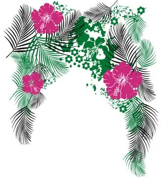 Leaf design nature vector flower Stock Illustration