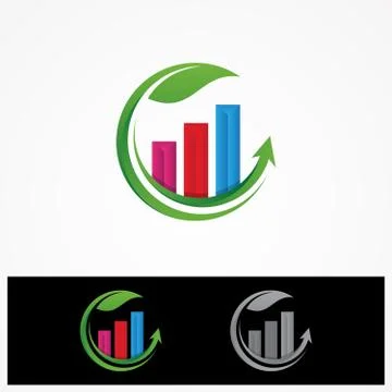 Leaf diagram Stock Illustration