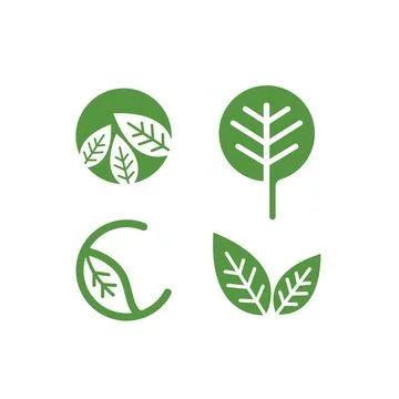 Leaf eco friendly icon vector concept design イラスト素材