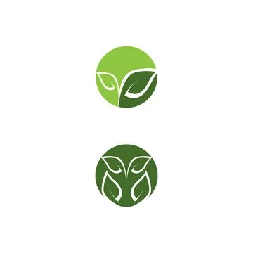 Leaf  ecology Logo Template vector 스톡 일러스트