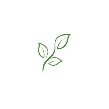 Leaf  ecology Logo Template vector イラスト素材