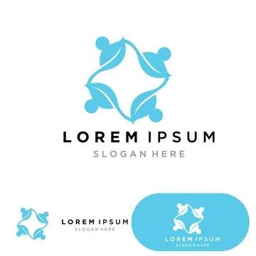 Leaf ecology nature element vector icons Stock Illustration