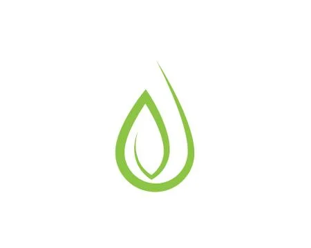 Leaf ecology nature Logo Template Stock Illustration