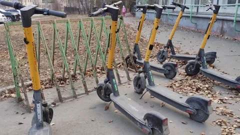 Leaf fall and a sandstorm in the city. Stock Footage 320294384