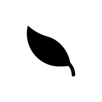 Leaf Flat Vector Icon Stock Illustration