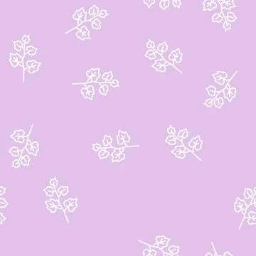 Leaf grape line seamless pattern 스톡 일러스트