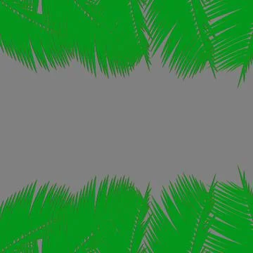 Leaf green of coconut for pattern background wallpaper Stock Illustration