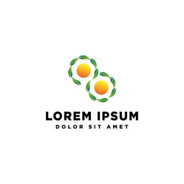 Leaf green eco creative logo template vector illustration Stock Illustration