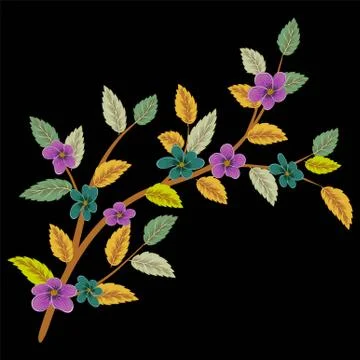 Leaf green tree vector illustration Stock Illustration