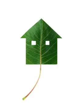 Leaf house Stock Photos