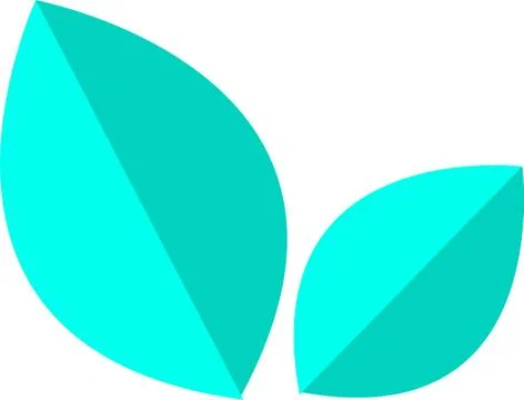 Leaf icon design element. Vector. Stock Illustration