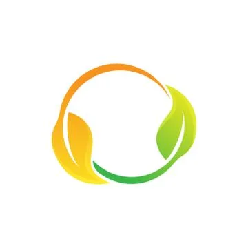 Leaf icon design vector illustration. Abstract Leaf icon vector concept for n 스톡 일러스트