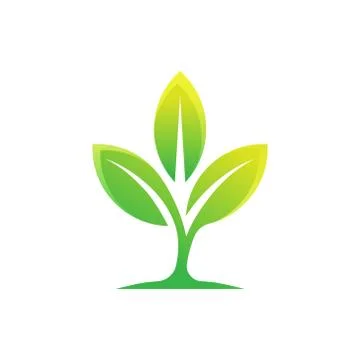 Leaf icon design vector illustration. Abstract Leaf icon vector concept for n Stock Illustration