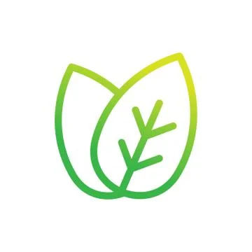 Leaf icon design vector illustration. Abstract Leaf icon vector concept for n Stock Illustration