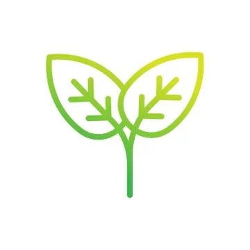 Leaf icon design vector illustration. Abstract Leaf icon vector concept for n Stock Illustration