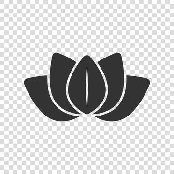 Leaf icon in flat style. Plant vector illustration on white isolated backgrou Stock Illustration