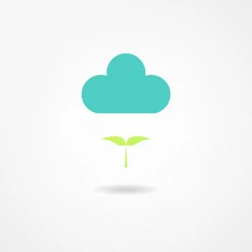 Leaf icon Stock Illustration