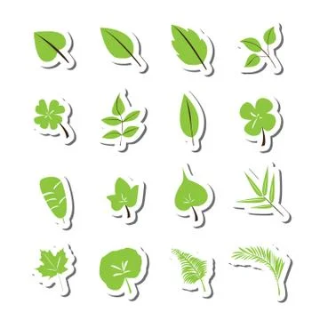 Leaf icon Stock Illustration